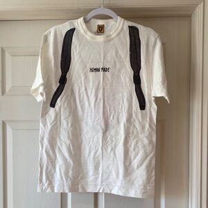Human Made White Graphic T-Shirt Sz Medium.  Box1